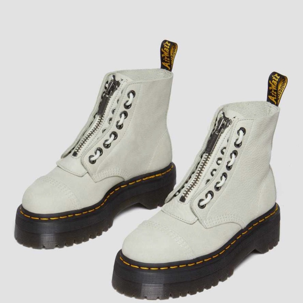 Dr. Martens White Platform Sinclair Boots